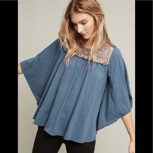 Anthropologie Deletta Josephine Swing Top